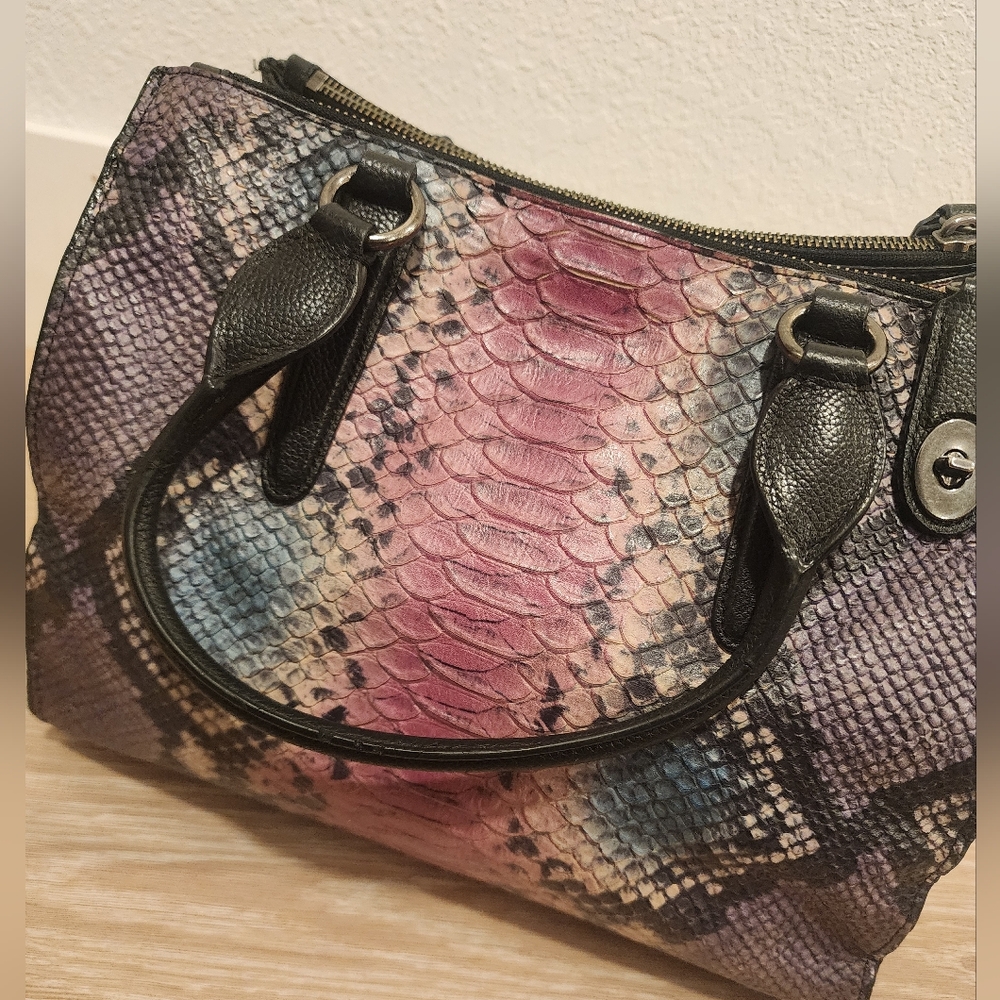 Rare, Limited Edition Coach Multi Python Mini Cro… - image 7